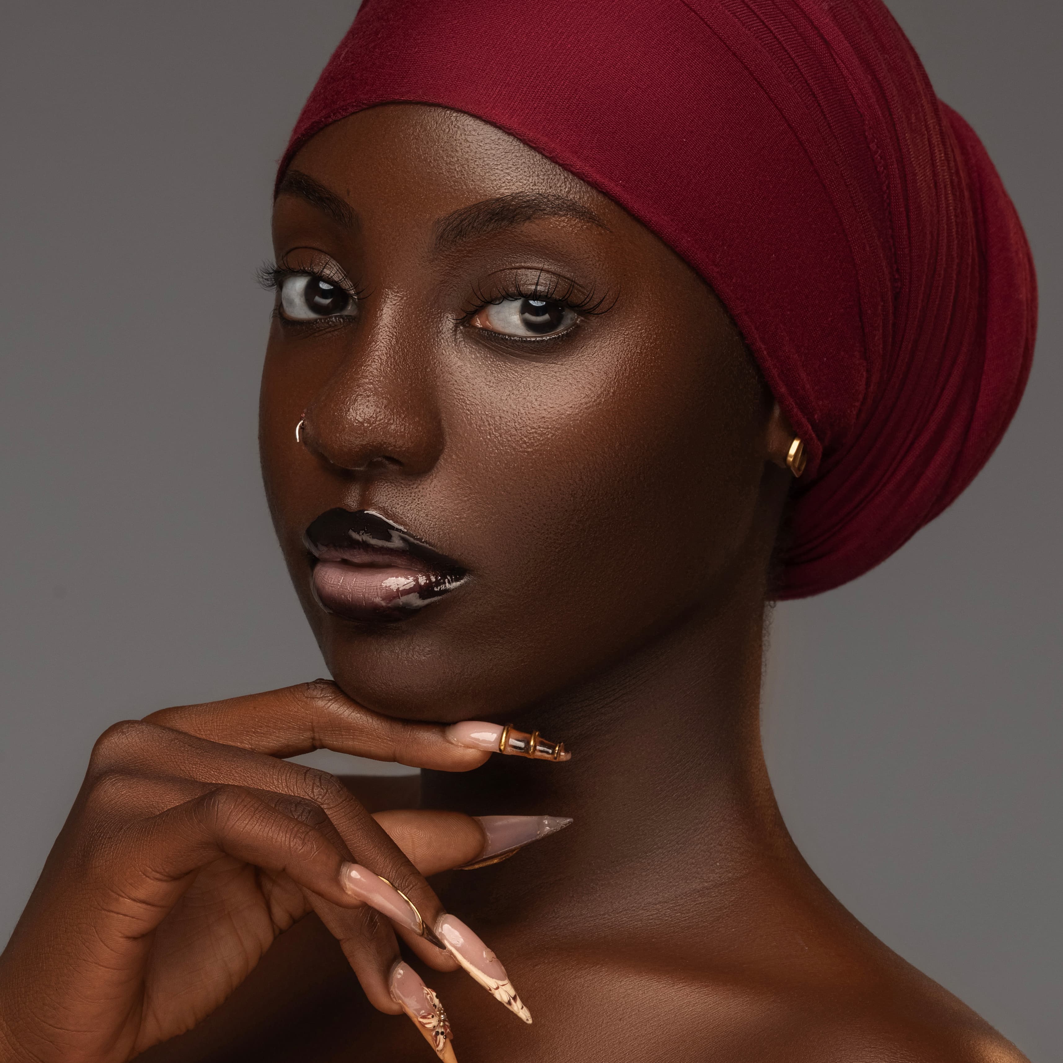 Retouched portrait after Azap